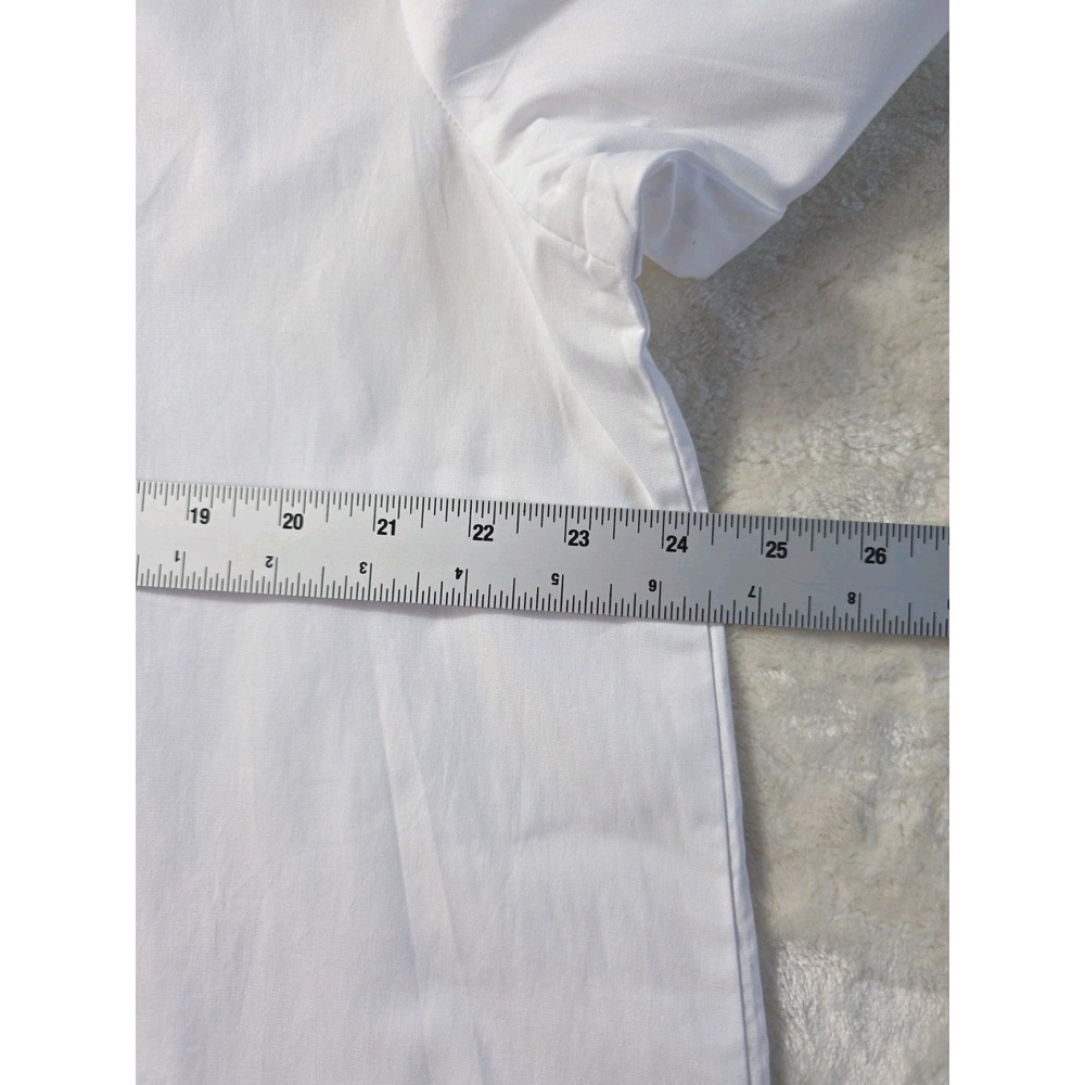 NWT Esmara White 100% Cotton Button Front Oversized Shirt Women's US 8 Medium - Picture 8 of 12